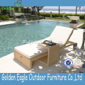 Outdoor Chaise Sun Lounger พร้อมหลอดอลูมิเนียม